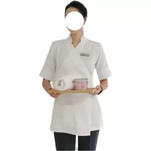 피부관리사 유니폼 스파 마사지샵 작업복 한의원 근무복