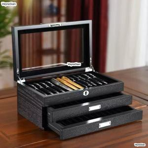 만년필통 펜슬케이스 고급 보관함 홀더 빈티지