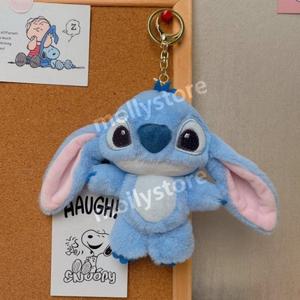 스티치 엔젤 인형 키링 가방고리 커플 키체인