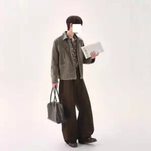 봄 빈티지 캐주얼 남친 데일리룩 자켓 디트로이트 스웨이드 칼라 재킷 흐름 인기1