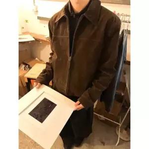 남친 봄 빈티지 재킷 데일리룩 다크 쇼트 칼라 자켓 코트 인기1