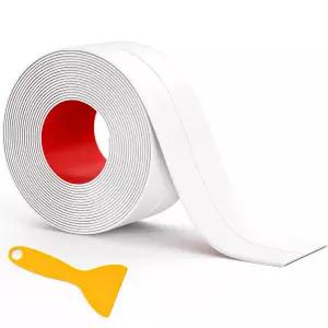 수리 코크 테이프 1롤 자체 접착 스트립 방수 주방용 코킹 실란트 조리대 욕실용 싱크대 샤워기 욕조 변기