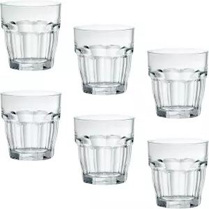 보르미올리 로코 락바 스태커블 락스 글라스 6온스 9온스 1/4온스 세트.