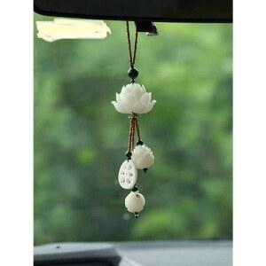 불교 룸미러걸이 연꽃 차량 액세서리 팬던트 A타입 악세사리