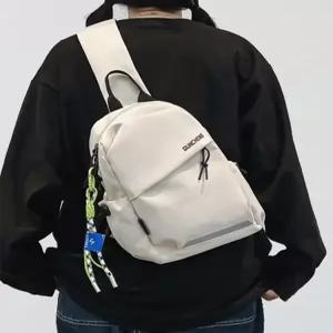 남녀공용 경량 나일론 크로스백 미니 슬링백 스포츠 등산 여행용 가방 메신저백