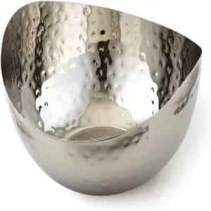 도마 비타 해머 스테인리스 스틸 웨이브 캔디 접시/전체 그릇 잡기 (6 x6 ) 실버