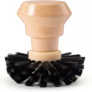 커피 포터필터 바구니 청소 브러시 뻣뻣한 칫솔모 및 나무 손잡이 액세서리 필터 브러시는 54mm/58mm