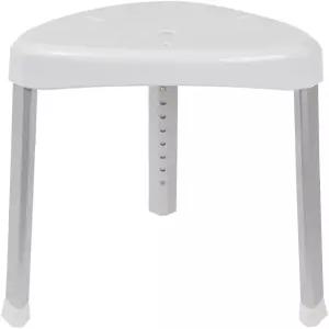 VMS 샤워 스툴 - 300파운드 용량 높이 조절 가능 미끄럼 방지 발 도구 없는 조립 TAA 준수