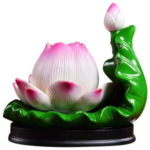 도자기 LED 조개등 연꽃등 연등 양초 인테리어 무드등 연꽃램프 식탁등 사찰 인어공주