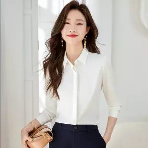 여성정장세트 오피스룩 바지 새틴 긴바지 면접 정장 하의 심쿵해외구매