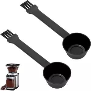 에스프레소 그라인더 브러시가 포함된 커피 스푼 2 in 1 브러시 쿠시나트 DBM-8P1 머신 클리너 스쿠핑