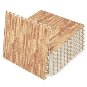 테두리가 있는 탱쿨라 25 타일 폼 바닥 매트, 운동 기구용 100제곱피트 EVA 연동 탄성 퍼즐 놀이 홈 체육관용 3/8u201D 두꺼운 미끄럼 방지 매트