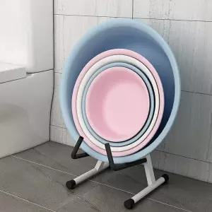 대야걸이 정리 간이 거치대 세수대야 세면대 욕실