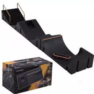 핑거보드 트랙 장애물 연습 손가락보드 스케이트 훈련 통합세트