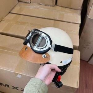 식 할리 인디언 스쿠터 헬멧 오토바이헬멧 여름헬멧 오토바이 반모 바이크 하이바 남녀공용