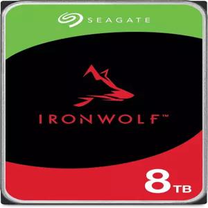 Seagate IronWolf 8TB NAS 내장 하드 드라이브 HDD - RAID 네트워크 연결 스토리지용 3.5인치 SATA 6Gb/s