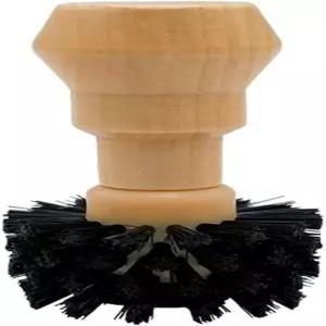 커피 포터필터 바구니 청소 브러시 뻣뻣한 칫솔모 및 나무 손잡이 액세서리 필터 브러시는 에스프레소