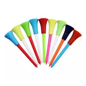 넓은헤드 골프티 실리콘 고무티 10개입 필드용품 골프티