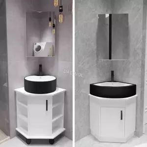 코너 세면대 세트 카운터 화장실 개수대 간이 하부장 수납장