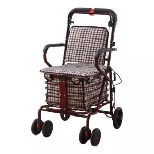 휴대용 장바구니 보행기 스쿠터 효도선물 산책 수납카트 대용량 가정용 시니어 접이식