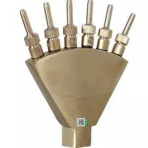 연못 노즐 모양 플라 분수 부채꼴 공작팬