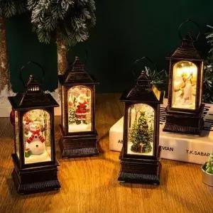 [하프클럽/셀러허브]JU 크리스마스 워터볼조명 랜턴형 인테리어 실내 실외