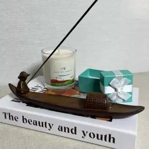 [하프클럽/셀러허브]인텐스홀더 세라믹 뱃사공 인센스 스틱홀더 향받침대