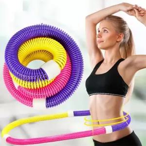 지압 꽈배기 스프링 훌라후프 허리 용수철 마사지 실내 운동기구 860g (당일출고)