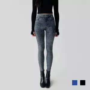 돌청 스키니진 스판 레깅스 데님청 레깅스스키니 페이크진 스키니진