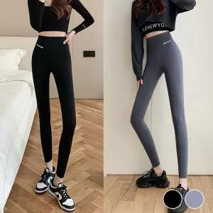 하이웨이스트 심리스 레깅스 여성5부레깅스 필라테스레깅스 두꺼운레깅스