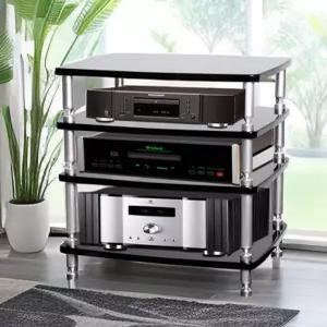 스피커선반 받침대 테이블 장식장 거실장 진열대 유리 진열장 원목 인테리어 선반 랙 장비