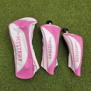 (매장정리) 마제스티 미스테리 드라이버,우드,유틸리티 헤드커버 (핑크)