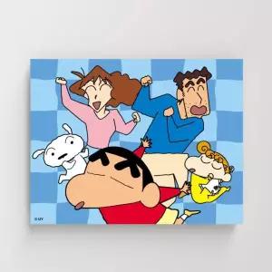 [아트박스]/아이러브페인팅 짱구는 못말려 짱구네 댄스 그림그리기 캔버스 40x50cm