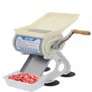 고기 절단기 수동 야채 커팅기 절단기 육회 소형 썰기