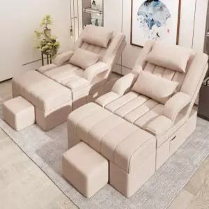 발 족욕 살롱 발마사지 의자 속눈썹 침대 수동형 안락 리클라이너 네일 마사지소파 패디큐어