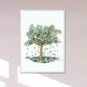 돈나무 201 돈들어오는 인테리어액자 A2사이즈 거실액자 사진액자