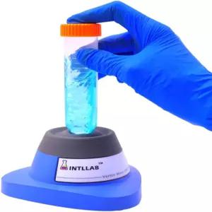 INTLLLAB 실험실 볼텍스 믹서 터치 기능 젤 폴리시 속눈썹 아크릴 페인트 시험관 및 원심분리기 튜브