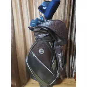남성 골프채풀세트 악어가죽형 캐디백 핸드메이드