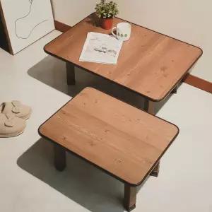 티케 원룸 접이식 좌식 밥상 책상 테이블 (중) (대)/태이블/사이드/좌식/미니/간이/탁자/보조/식탁/1인