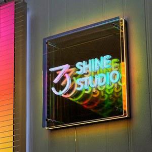 미러 라이트 박스 제작 로고 네온사인 글라스 아크릴 맞춤