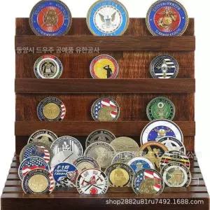 코인거치대 주화메달 디스플레이 코인소장용 진열 스탠드형