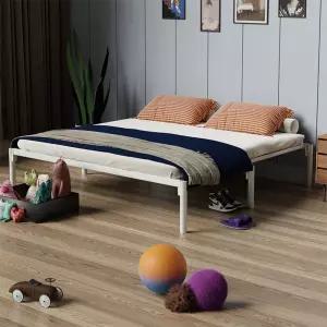 접이식 철제 침대프레임 평상형 기숙사 조립침대 싱글