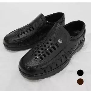 [S13562A]펀칭 남성구두 무광통가죽 여름신발-507