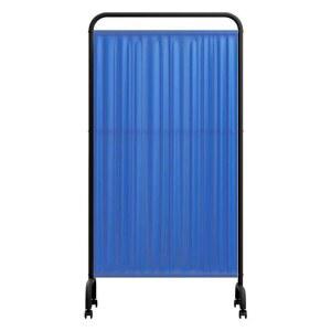 요양원 파티션 이동식 천 파란색 가벽 가림막 화이트 가리개 블루 칸막이 병원 패브릭 프레임