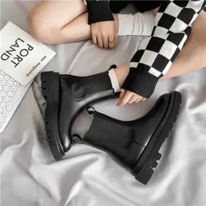 [SBC6HVP]겨울신발 캐주얼 키높이 밴딩 첼시부츠