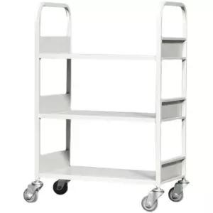 데스크 이동식 카페 사무용 거실 화이트 소형북트럭 테이블