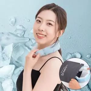 국산 28도 자연냉각 런웨이브 쿨링 넥밴드 파우치 증정 아이스큐브