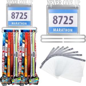 목스웨예니 레이스 및 턱받이 행거 달리기 벽걸이 걸이 거치대 러너를 위한 선물