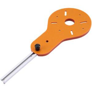 목공 트리머 콤파스 원형 원그리기 지그 가이드