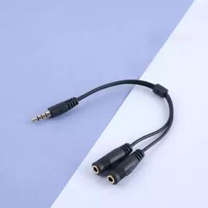 스테레오 젠더 y형 st 4극m 3.5fx2 휴대폰이어폰젠더